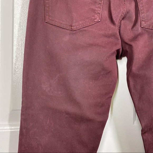 DL1961 Florence Skinny Instasculpt Maroon Jeans - Picture 6 of 9